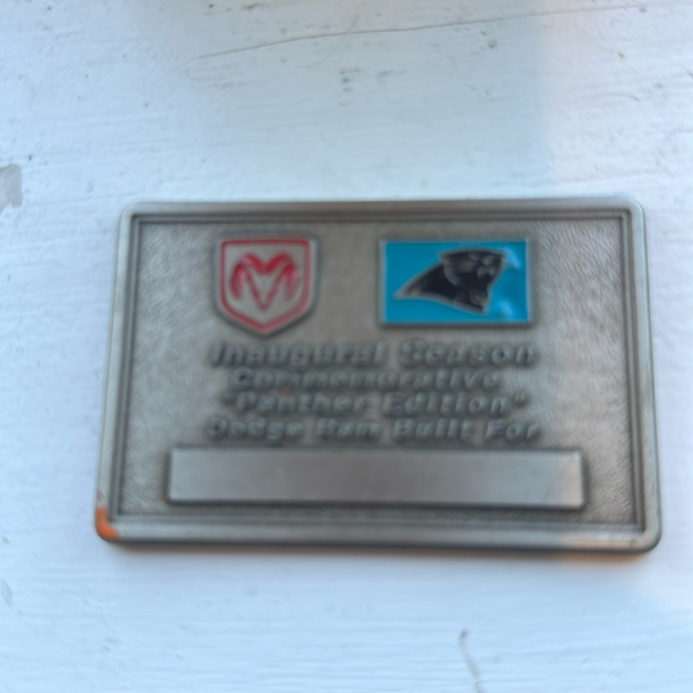 Inaugural Season Commemorative “Panther Edition” Dodge Ram built for place name